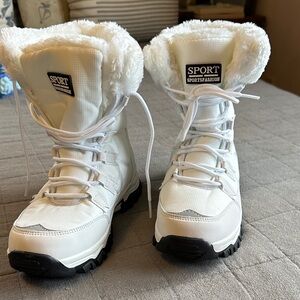 Sport White Winter & Rain Boots